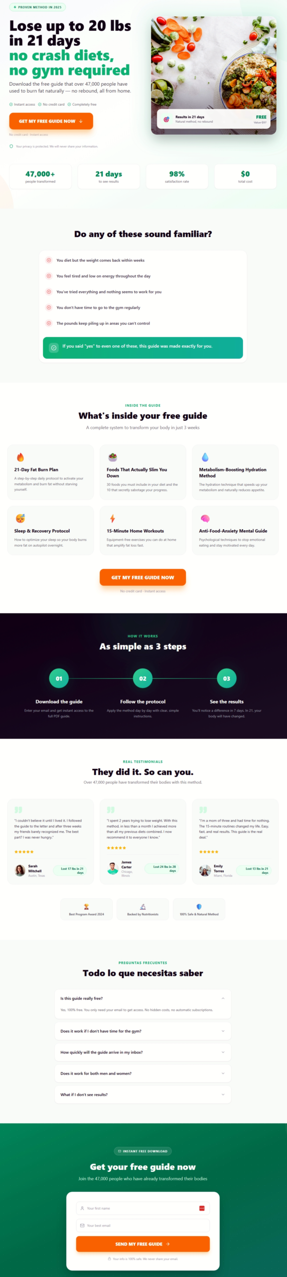 image Landing Page